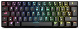 Krom Kluster Teclado Gaming Mecánico RGB 60% Bluetooth/USB Negro