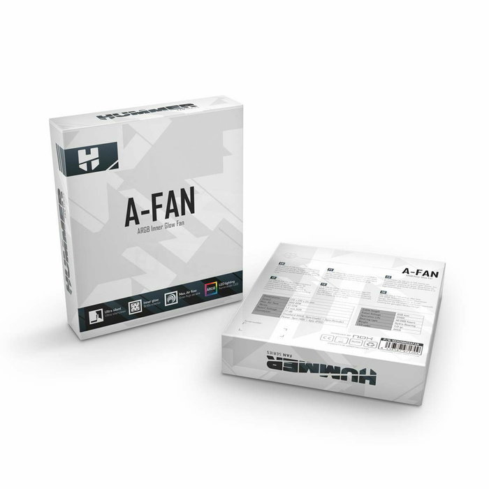 Nox Hummer A-FAN ARGB Inner Glow 120mm Negro