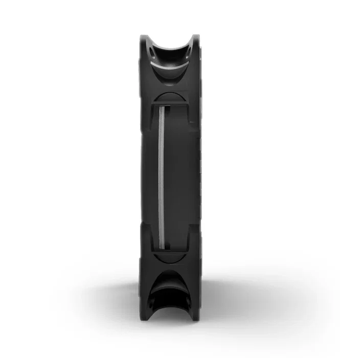 NOX A-Fan Ventilador para Carcasa PC 120 mm Negro ARGB, Ventilador Silencioso con 9 Aspas, Flujo de Aire 32 CFM, Conexión 3-Pin + 4-Pin, 1 Unidad