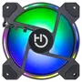 Hiditec Ventilador N9-ARGB 12cm Doble Anillo Iluminación ARGB Rainbow