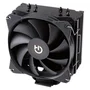 Hiditec C12 PWM - Disipador para CPU Enfriador Ventilador 12cm PWM Negro, 4 Heatpipes, Compatible con Intel LGA 1150/1151/1155/1156/1200/1700 y AMD AM2/AM3/AM3+/AM4