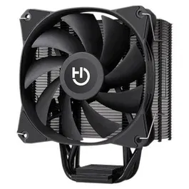 Hiditec Ventilador CPU Cooler C12 PWM 12cm de Alto Rendimiento para Intel y AMD con Tecnología CDC
