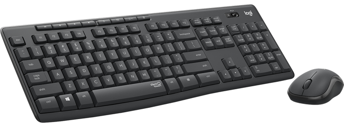 Logitech MK295 Silent Combo de Teclado y Ratón Inalámbrico Grafito Español Logitech MK295 Silent Combo de Teclado y Ratón Inalámbrico Grafito Español