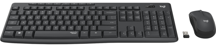 Logitech MK295 Silent Combo de Teclado y Ratón Inalámbrico Grafito Español Logitech MK295 Silent Combo de Teclado y Ratón Inalámbrico Grafito Español