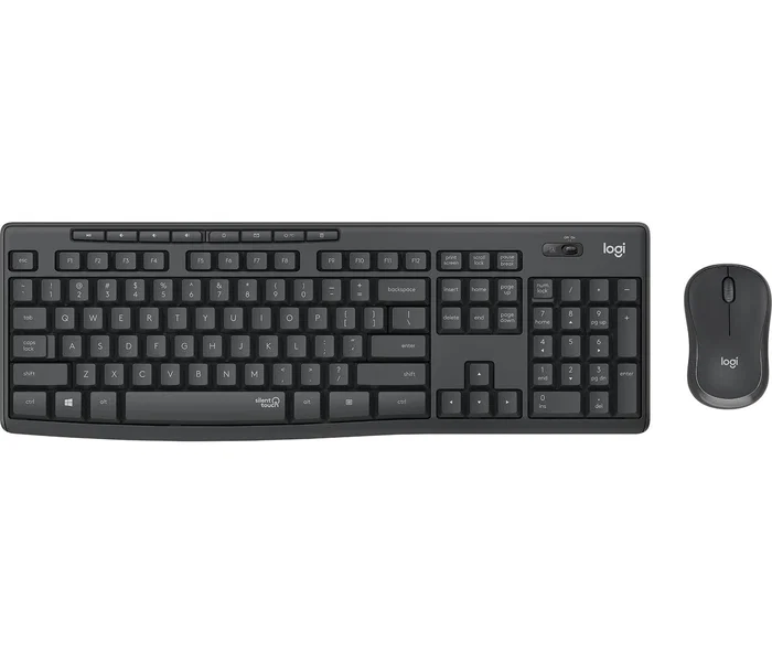 Logitech MK295 Silent Teclado y Ratón Inalámbricos QWERTY USB Grafito - Completo 100% Logitech MK295 Silent Teclado y Ratón Inalámbricos QWERTY USB Grafito - Completo 100%