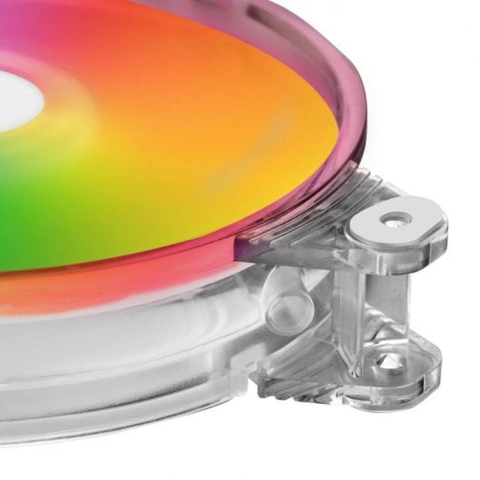 Mars Gaming MFD Ventilador de Caja RGB 12cm Transparente
