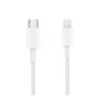 NANO CABLE Cable Lightning a USB-C 1.0m Blanco