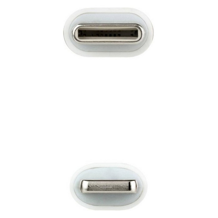 NANO CABLE Cable Lightning a USB-C 1.0m Blanco NANO CABLE Cable Lightning a USB-C 1.0m Blanco