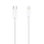 TooQ 10.10.0602 Cable Lightning a USB-C, 2 m, Macho a Macho, Blanco, Compatible con iPhone, iPad - RoHS