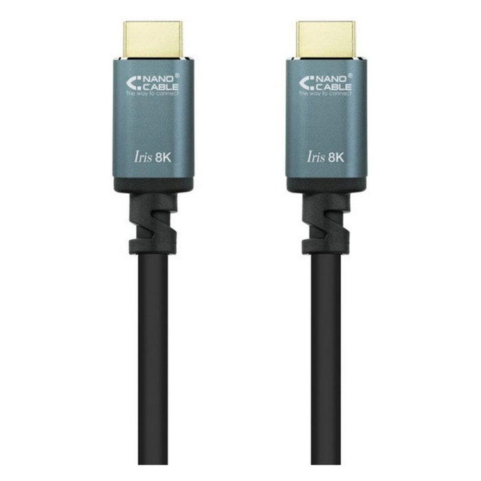 Nanocable Cable HDMI 2.1 IRIS 8K 2m Negro Nanocable Cable HDMI 2.1 IRIS 8K 2m Negro