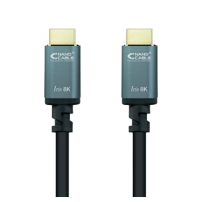 Nanocable Cable HDMI 2.1 IRIS 8K 2m Negro Nanocable Cable HDMI 2.1 IRIS 8K 2m Negro