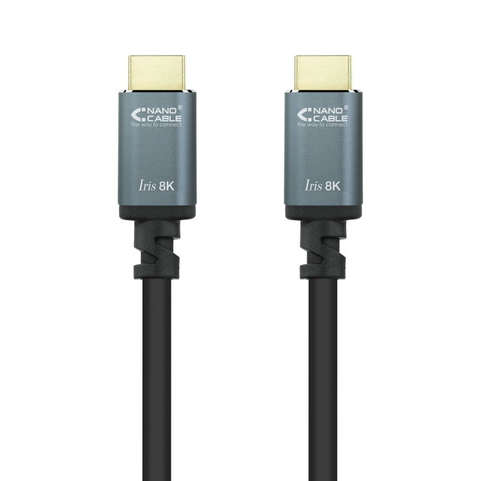 NANO CABLE HDMI 2.1 IRIS 8K A/M-A/M Negro 3m NANO CABLE HDMI 2.1 IRIS 8K A/M-A/M Negro 3m