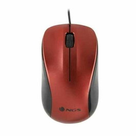 NGS Ratón Crew Rojo 1200 DPI