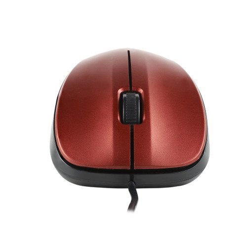 NGS Crew Ratón Óptico Ambidextro 1200 DPI Rojo