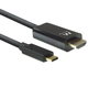 Ewent EW9824 Adaptador de Cable de Video USB-C a HDMI, Tipo A Estándar, Longitud 2 m, Negro