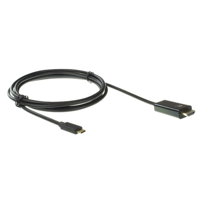 Ewent EW9824 Cable Adaptador USB Tipo C a HDMI 4K de 2 m Negro Ewent EW9824 Cable Adaptador USB Tipo C a HDMI 4K de 2 m Negro