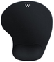 Ewent EW3181 Alfombrilla para Ratón de Gel con Reposamuñecas, Negro