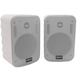 Approx Kit de Altavoces Profesionales appSPKBT TWS Bluetooth, 20W, 2 Piezas, Montaje Incluido, Blanco