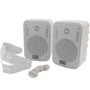 Approx Altavoz Bluetooth 2x20W con Kit de Montaje, Blanco