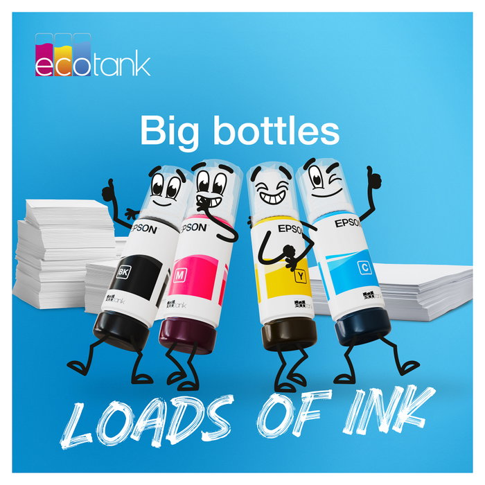 Epson Tinta Botella T114 Gris 70 ml para EcoTank ET-8500 / ET-8550