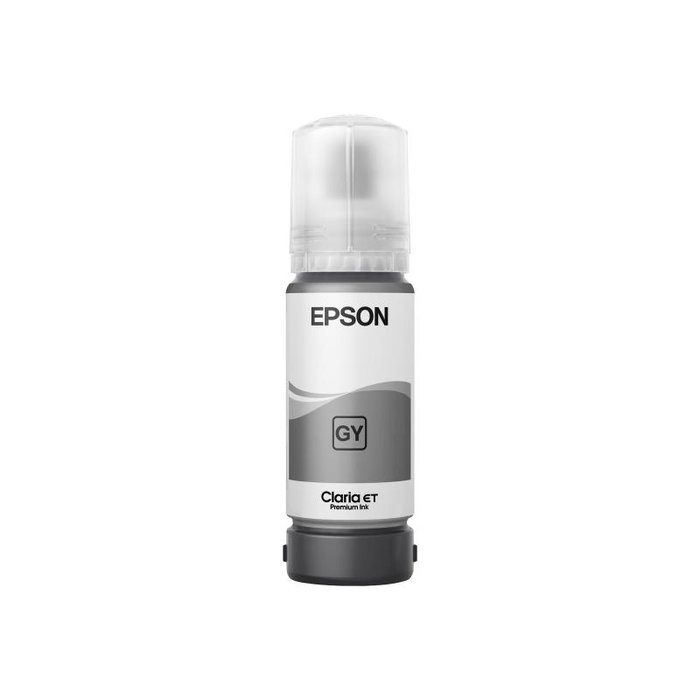 Epson Tinta Botella T114 Gris 70 ml para EcoTank ET-8500 / ET-8550