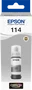 Epson Botella de Tinta T114 Gris 70 ml para EcoTank ET-8500 / ET-8550