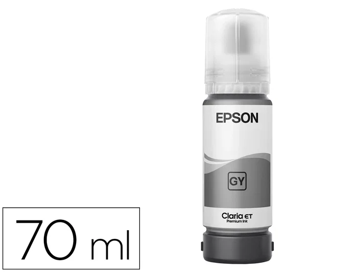 Epson Tinta T114 Eco Tank Original Botella 70 ml Gris para Impresoras ET-8500/8550 Epson Tinta T114 Eco Tank Original Botella 70 ml Gris para Impresoras ET-8500/8550