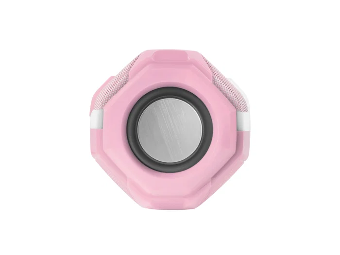 Mars Gaming Altavoz Portátil MSBAXP Bluetooth 5.0, 10W, RGB, Rosa - Con Batería, Radio FM, USB y Ranura para MicroSD