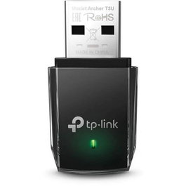 TP-Link Archer T3U Adaptador USB 3.0 Wi-Fi AC1300 Dual Band 867Mbps 5GHz 400Mbps 2.4GHz MU-MIMO