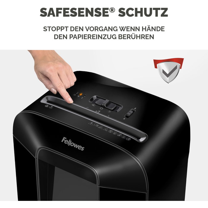 Fellowes Powershred LX85 Destructora de papel en partículas 4x40mm Negra Fellowes Powershred LX85 Destructora de papel en partículas 4x40mm Negra
