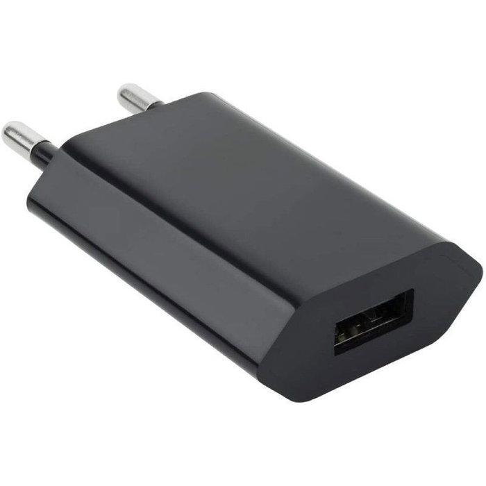 Nanocable Mini Cargador USB 5V 1A Negro