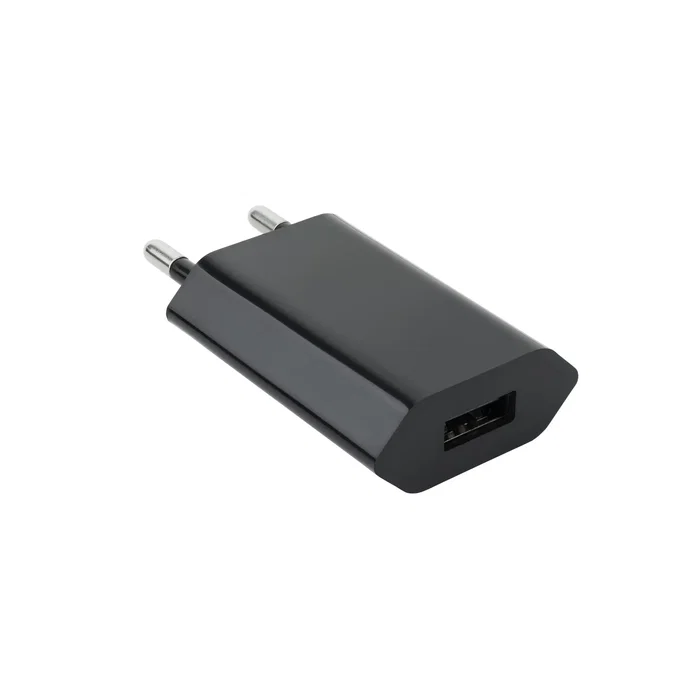 Nanocable 10.10.2002 Cargador USB AC Mini 5V 1A Universal, Corriente Alterna, Negro, Enchufe Tipo C, Certificación CE y RoHS