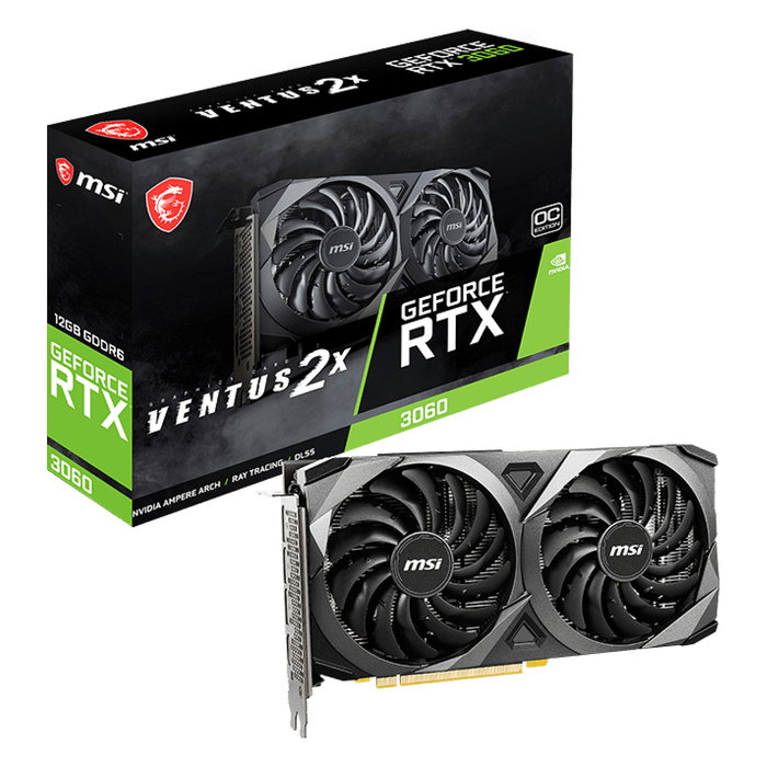MSI GeForce RTX 3060 VENTUS 2X 12G OC 12GB GDDR6