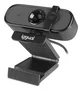 Iggual Webcam WC1080 Full HD 1080p - Cámara USB para Videollamadas con Micrófono Integrado, Plug & Play y Tapa Protectora