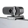Iggual Webcam WC1080 Full HD 1080p - Cámara USB para Videollamadas con Micrófono Integrado, Plug & Play y Tapa Protectora