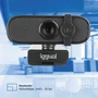 Iggual Webcam WC1080 Full HD 1080p - Cámara USB para Videollamadas con Micrófono Integrado, Plug & Play y Tapa Protectora