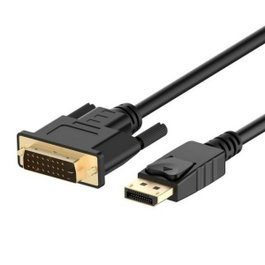 Ewent Adaptador de Cable DisplayPort a DVI-D EC1441, 1,8 m, Negro