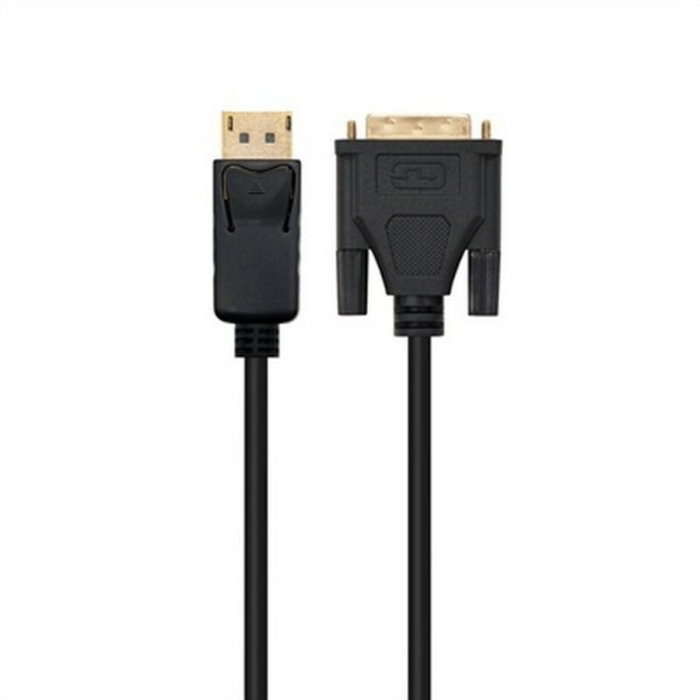 Ewent EC1442 Adaptador de Cable de Vídeo DisplayPort a DVI-D, 3 m, Negro
