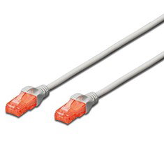 Ewent Cable de Red Latiguillo UTP Cat6 RJ45 a RJ45 Gris 3 Metros