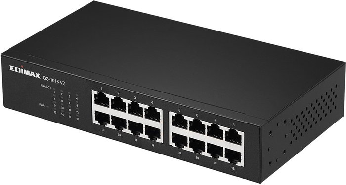 Edimax Switch de red gigabit de 16 puertos