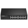 Edimax GS-1016 V2 Switch Gestionado 16 Puertos Gigabit (10/100/1000) Negro, 32 Gbit/s, Montaje Rack/Pared, QoS, Full Duplex, Sin Ventilador
