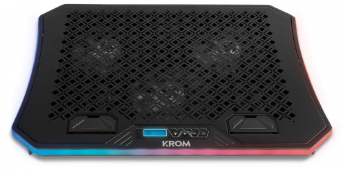 Krom Kooler Base de Refrigeración RGB para Portátiles hasta 19 pulgadas Krom Kooler Base de Refrigeración RGB para Portátiles hasta 19 pulgadas