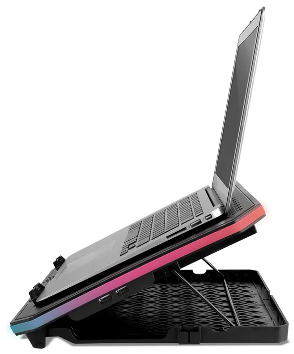 Krom Kooler Base de Refrigeración RGB para Portátiles hasta 19 pulgadas