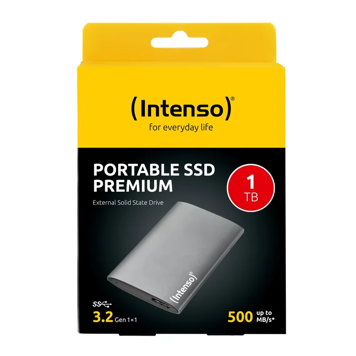 Intenso Premium Edition 1 TB SSD Externo Antracita Intenso Premium Edition 1 TB SSD Externo Antracita