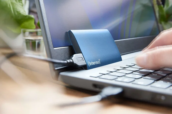 Intenso Disco SSD Externo Premium Edition 1TB 1.8" Antracita, USB 3.2 Gen 1, 500 MB/s, Portable, Resistente, Para Windows y Mac