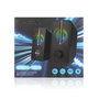 NGS GSX-150 Altavoces Gaming con Iluminación LED RGB, 12W, Negro