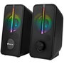 NGS GSX-150 Altavoces Gaming con Iluminación LED RGB, 12W, Negro