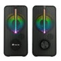 NGS GSX-150 Altavoces Gaming con Iluminación LED RGB, 12W, Negro