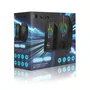 NGS GSX-150 Altavoces Gaming con Iluminación LED RGB 12W, Estéreo 2.0, Conexión USB y Audio 3.5mm, Diseño Compacto Negro