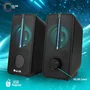 NGS GSX-150 Altavoces Gaming LED RGB 12W Negro